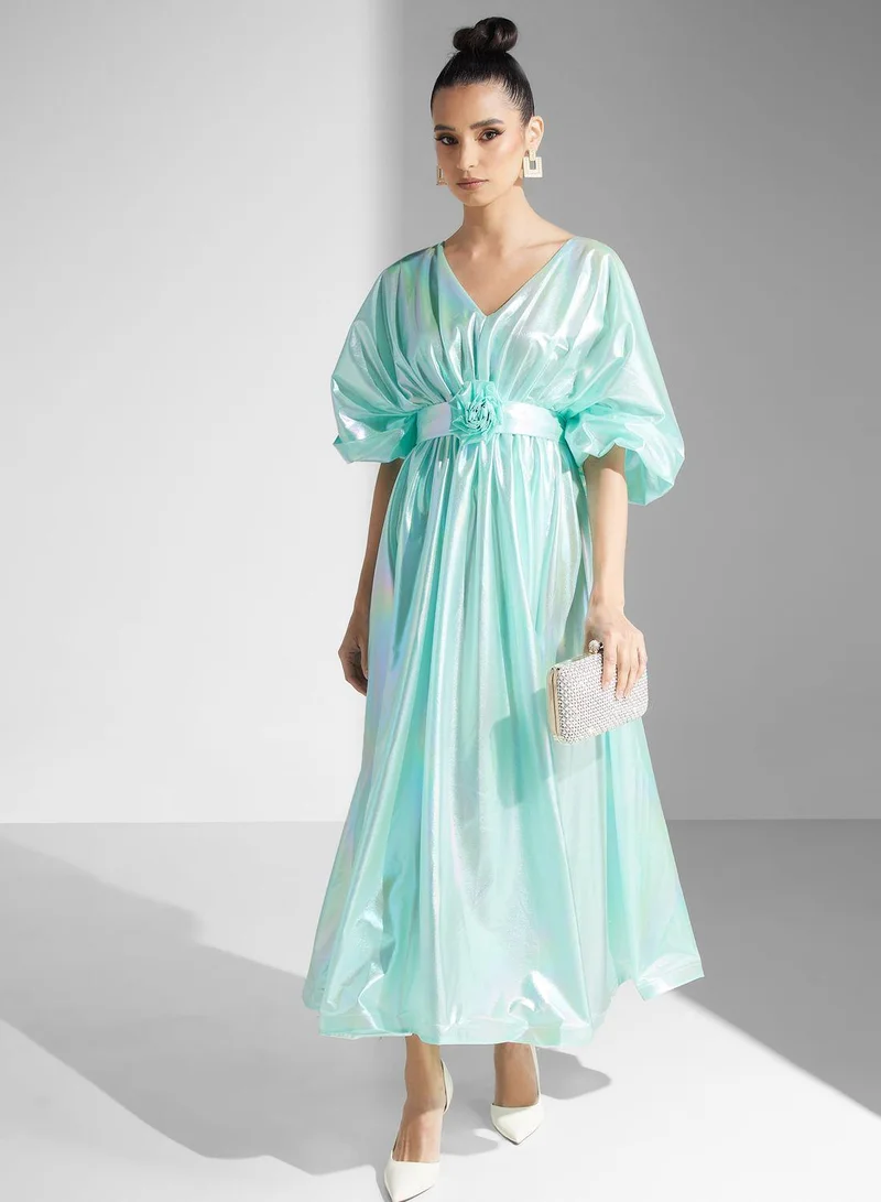 Golden Apple Iridescent Gown Dress