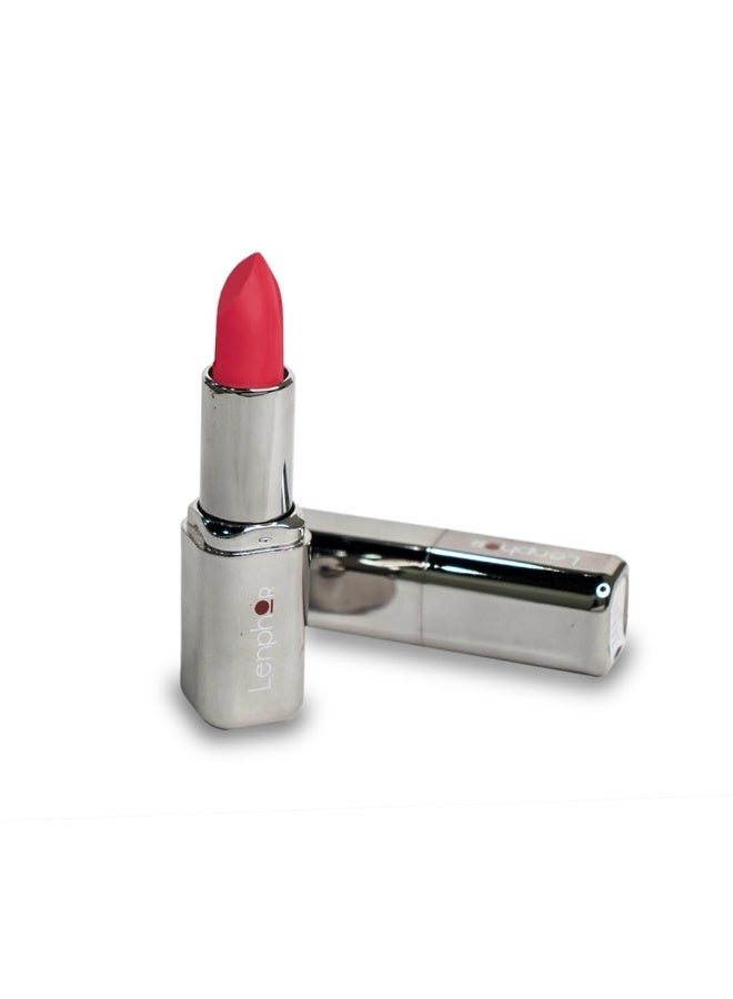 Lenphor Lush Up Matte Lipstick | Long Lasting & Lightweight Lipstick | Cerise Pink - Image 4
