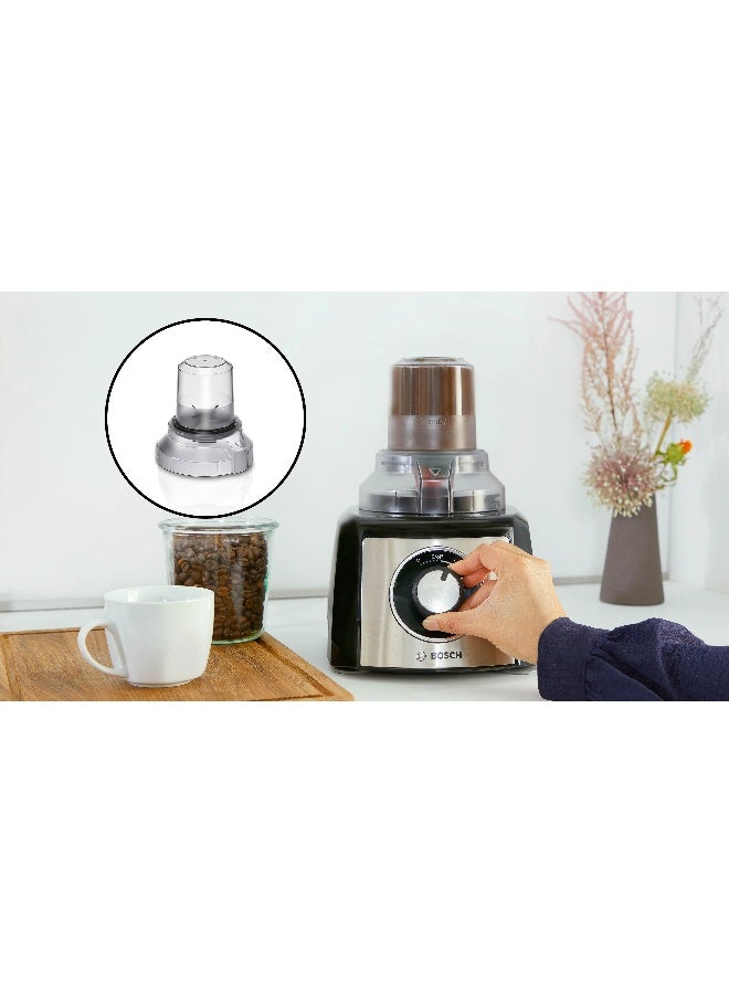 Bosch Food processor MultiTalent 3 800 W Black, Brushed stainless steel 3.6 kg 800 W MCM3501MGB black - Image 2