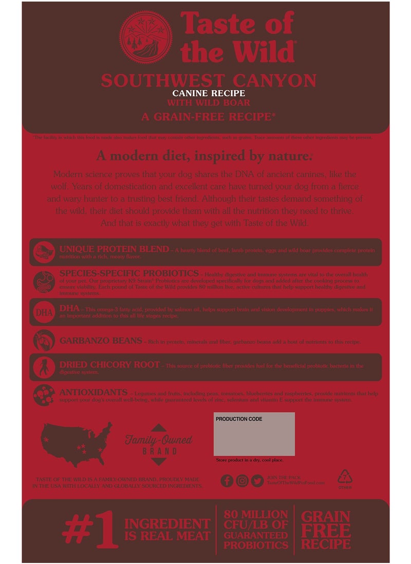 Taste of the Wild Southwest Canyon Canine Recipe with Wild Boar 12.2kg - pzsku/Z1E5BC45633F267267256Z/45/_/1735888007/15a49d70-0e83-4b89-a0f1-577dd6d09fab