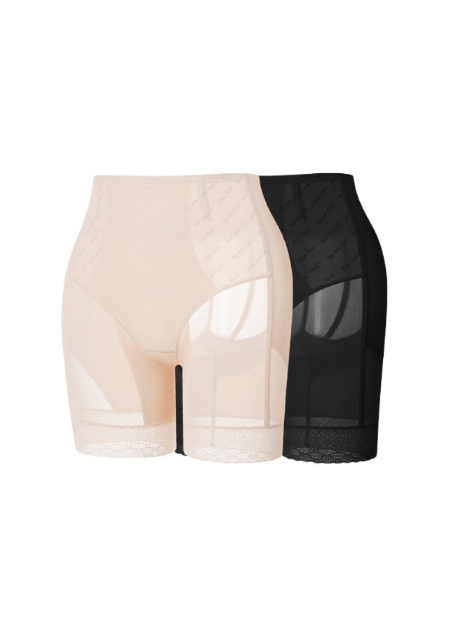 KUYING High Waisted Anti Glare Postpartum Waist Cinching And Hip Lifting Safety Pants For Body Shaping Set Of 2 - Image 1