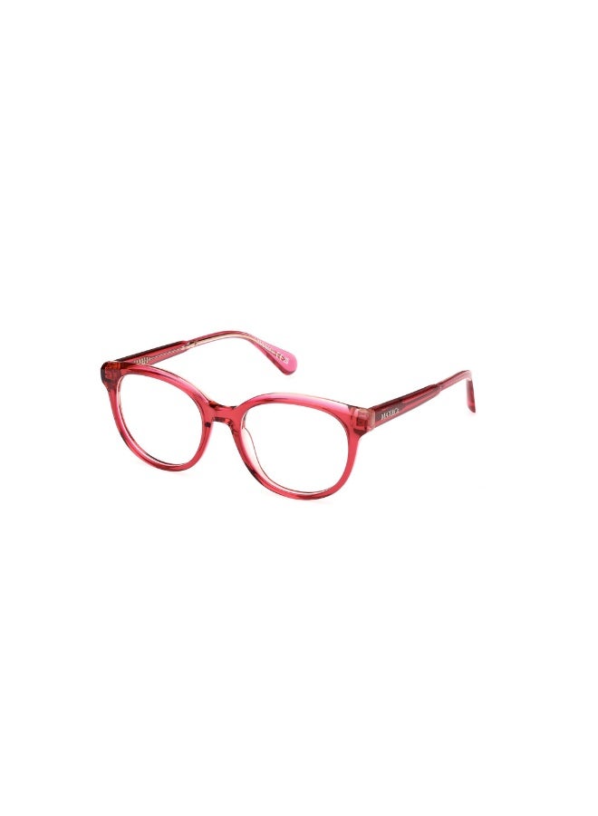 ماكس اند كو نظارة طبية بشكل دائري للنساء بأذرع من الأسيتات MO5126  مقاس 48 - احمر - Image 1