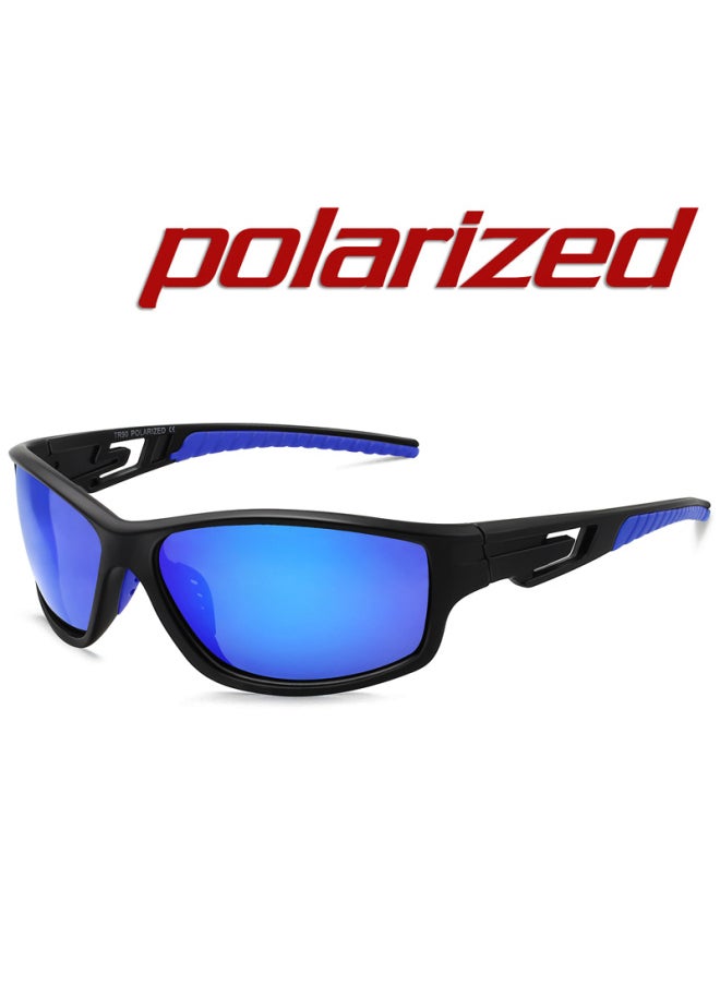 Generic - JULI Classic Sports Sunglasses Male Driving Golf Pilot Rimless Ultralight Frame Sun Glasses UV400 Men Women Gafas De Sol MJ8013-Lenses Color:C2 Black red-Ships From:CHINA-Frame Color:Polarized - Image 1