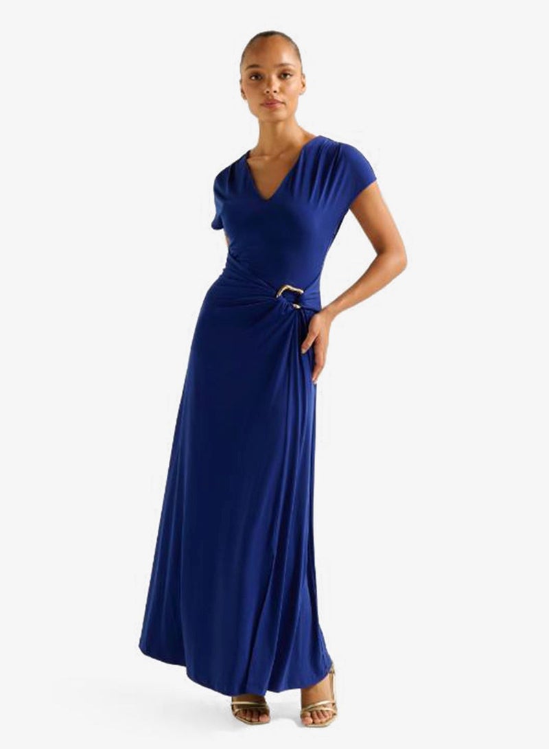 forever new Macy Twist Buckle Detailed Midi Dress - Image 1