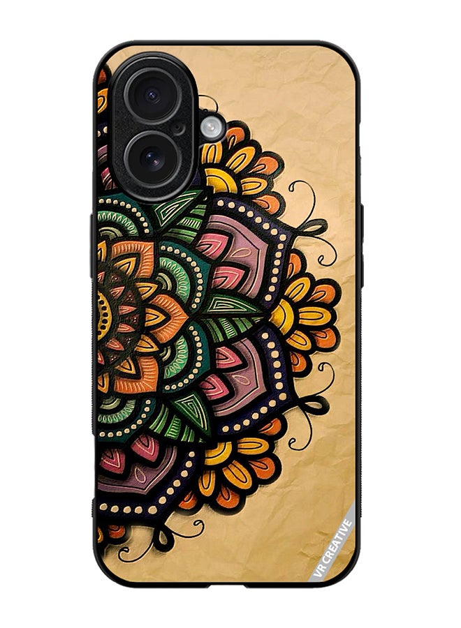 Protective Case Cover For Apple iPhone 17 Mandala Design Multicolour