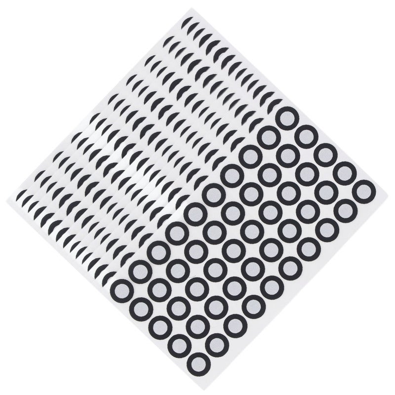 Reflective Markers 6mm Inner 10mm Outer Diameter - High Reflectivity Sticky Foil Tear Resistant Waterproof for 3D Scanning Motion Capture Reverse Engineering Machine Vision - Image 1