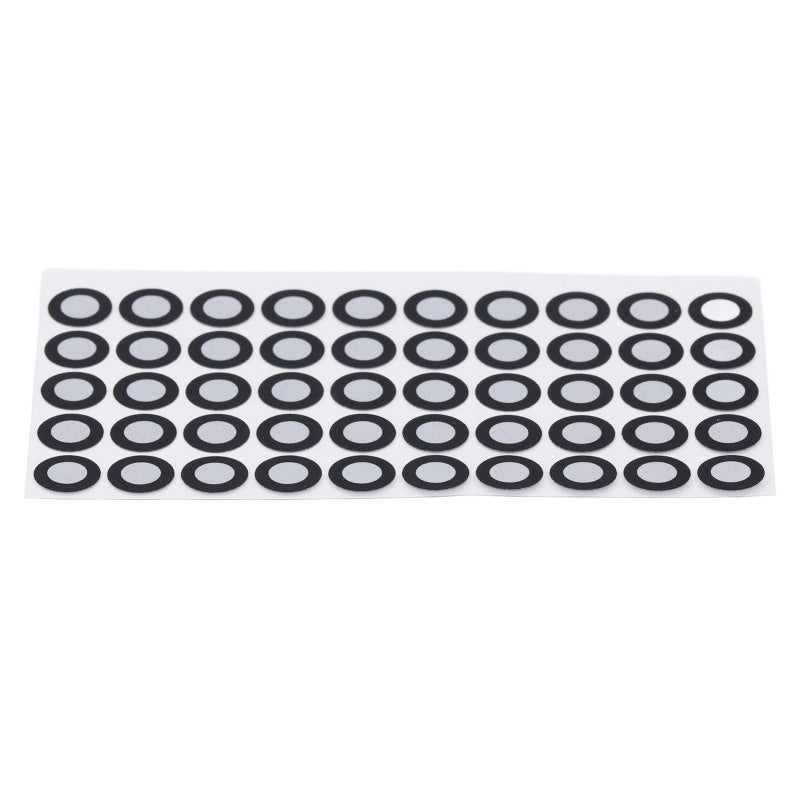 Reflective Markers 6mm Inner 10mm Outer Diameter - High Reflectivity Sticky Foil Tear Resistant Waterproof for 3D Scanning Motion Capture Reverse Engineering Machine Vision - Image 2