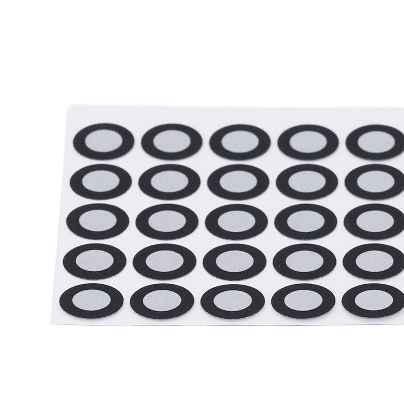 Reflective Markers 6mm Inner 10mm Outer Diameter - High Reflectivity Sticky Foil Tear Resistant Waterproof for 3D Scanning Motion Capture Reverse Engineering Machine Vision - Image 3