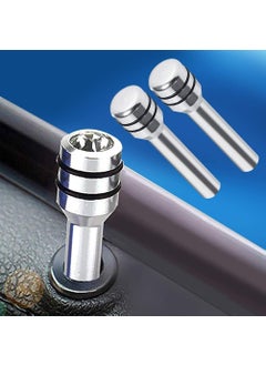 AUTO MT Silver 4PC Set Universal Door Lock Knob Pull Pin Aluminum Interior Item All Car SUV Van Truck  - Image 5