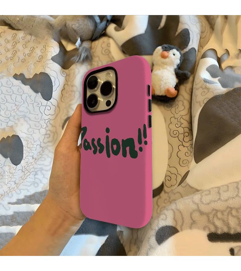 Phone Case Film In Two Passion Passion Compatible With Iphone 17 Large Hole Protection Drop Scratch Shattered Screen Comfortable Grip - Image 2