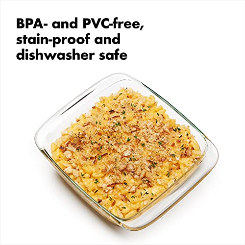 OXO Good Grips Glass 2 Qt Baking Dish with Lid - Image 3