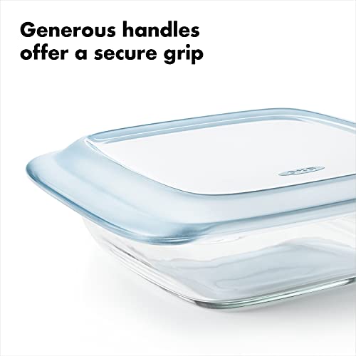 OXO Good Grips Glass 2 Qt Baking Dish with Lid - Image 2