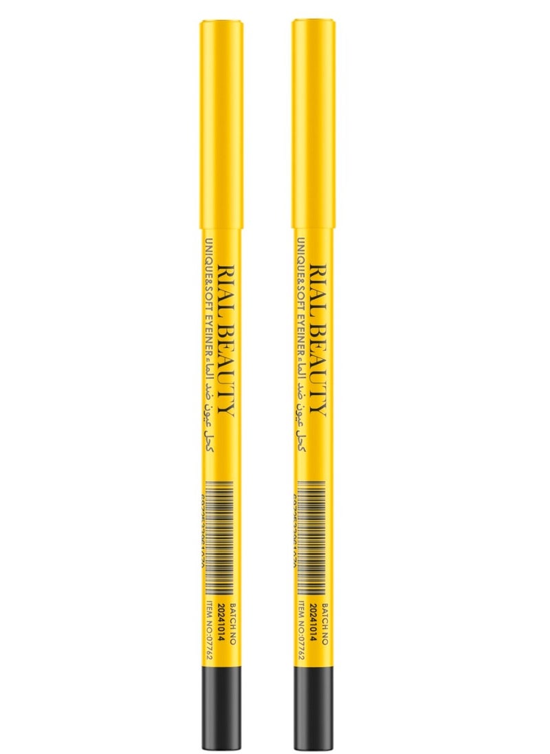 RIAL BEAUTY Unque & Soft Eyeliner 2 pcs Black color  - Image 2