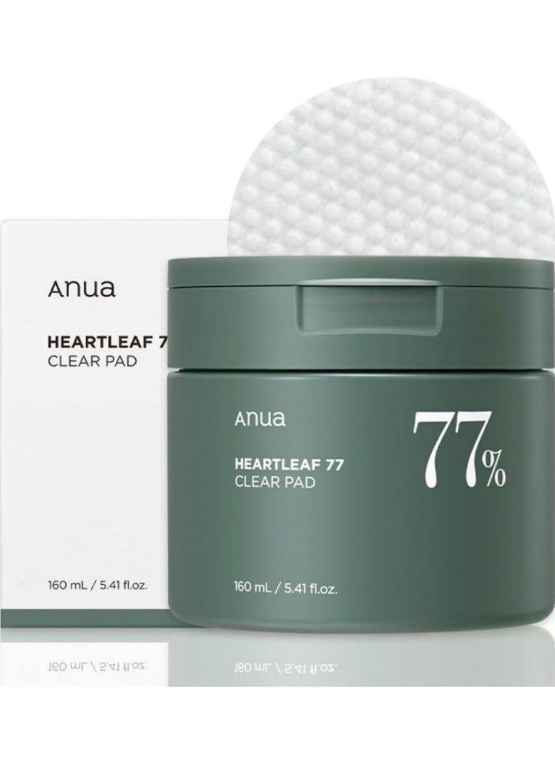 Heartleaf 77 Toner Pads - Revitalizing and Nourishing Facial Toner Infused with 77% Heartleaf Extract - Delicate Exfoliation and Deep Hydration