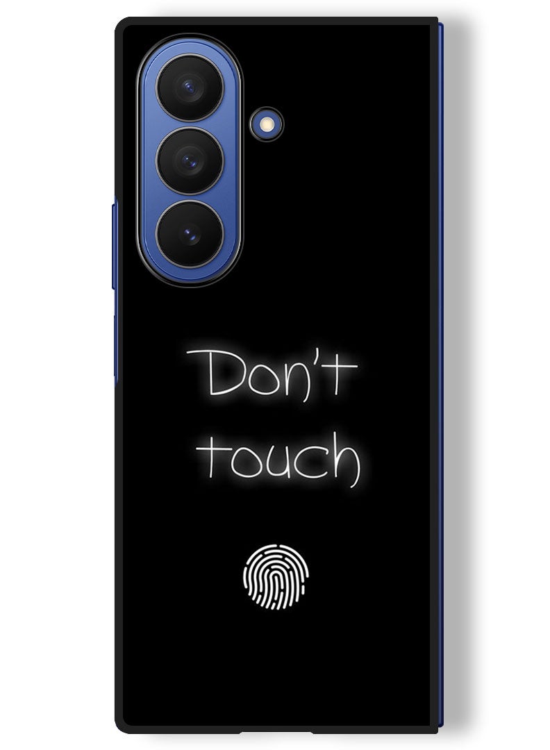 Theodor Case Compatible with Samsung Galaxy Z Fold 7 - 8 Inch Protection Shockproof Bumper Cover Dont touch (2) - Image 1