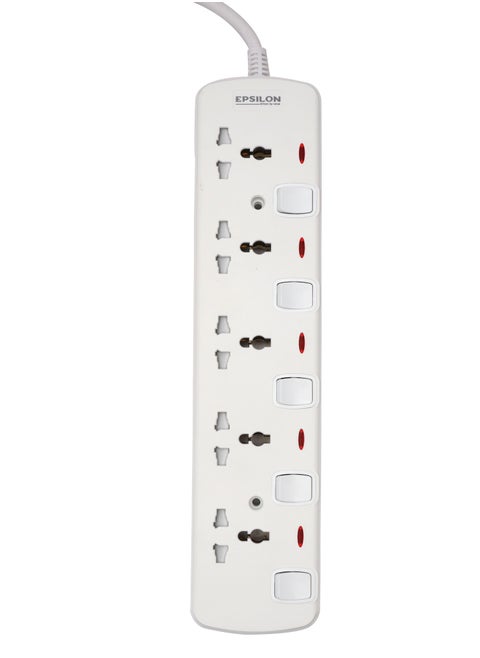 Epsilon 5 Way Extension Socket- ES1104