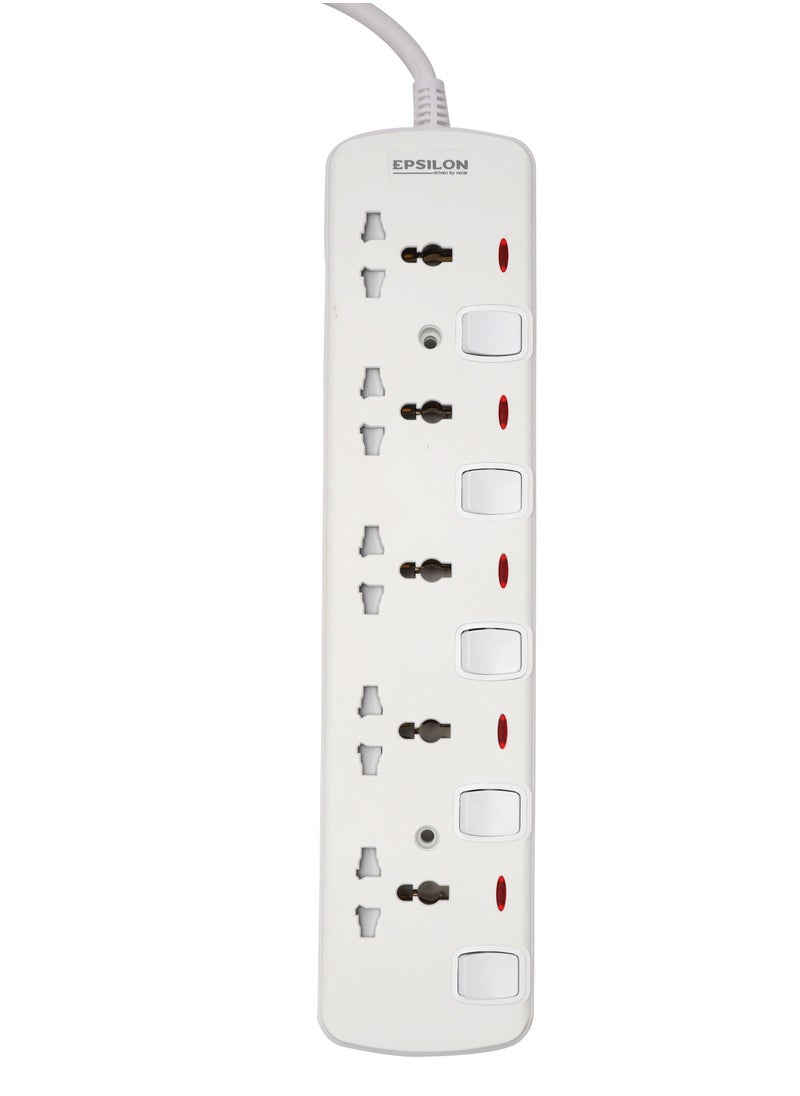 Epsilon - Epsilon 5 Way Extension Socket- ES1104 - Image 1