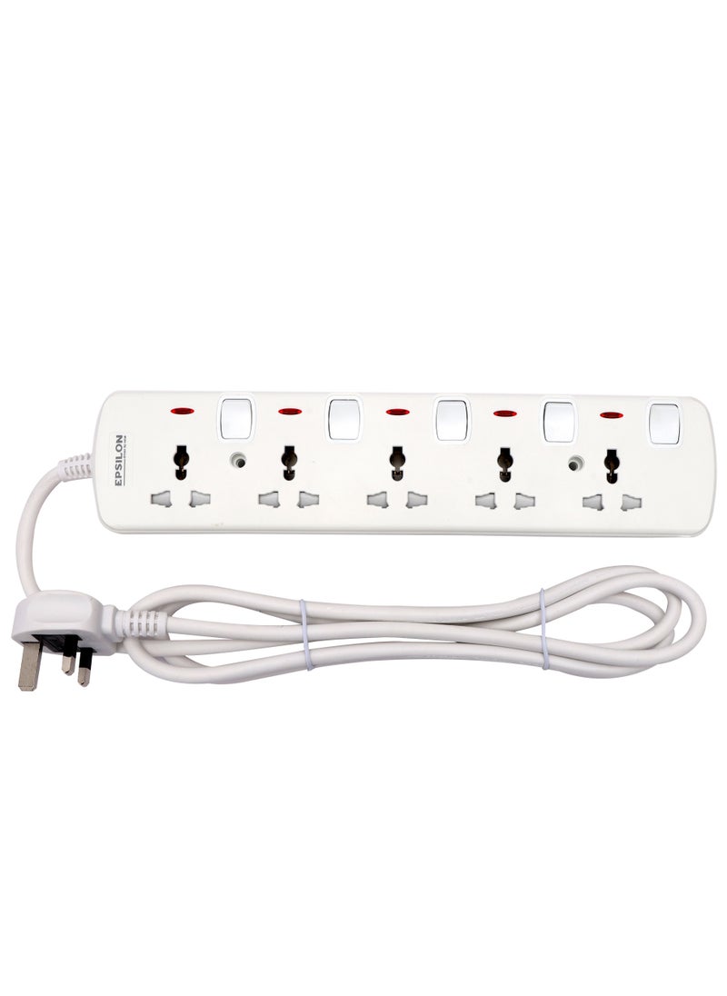 Epsilon - Epsilon 5 Way Extension Socket- ES1104 - Image 1