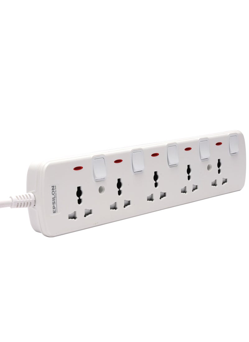 Epsilon - Epsilon 5 Way Extension Socket- ES1104 - Image 1