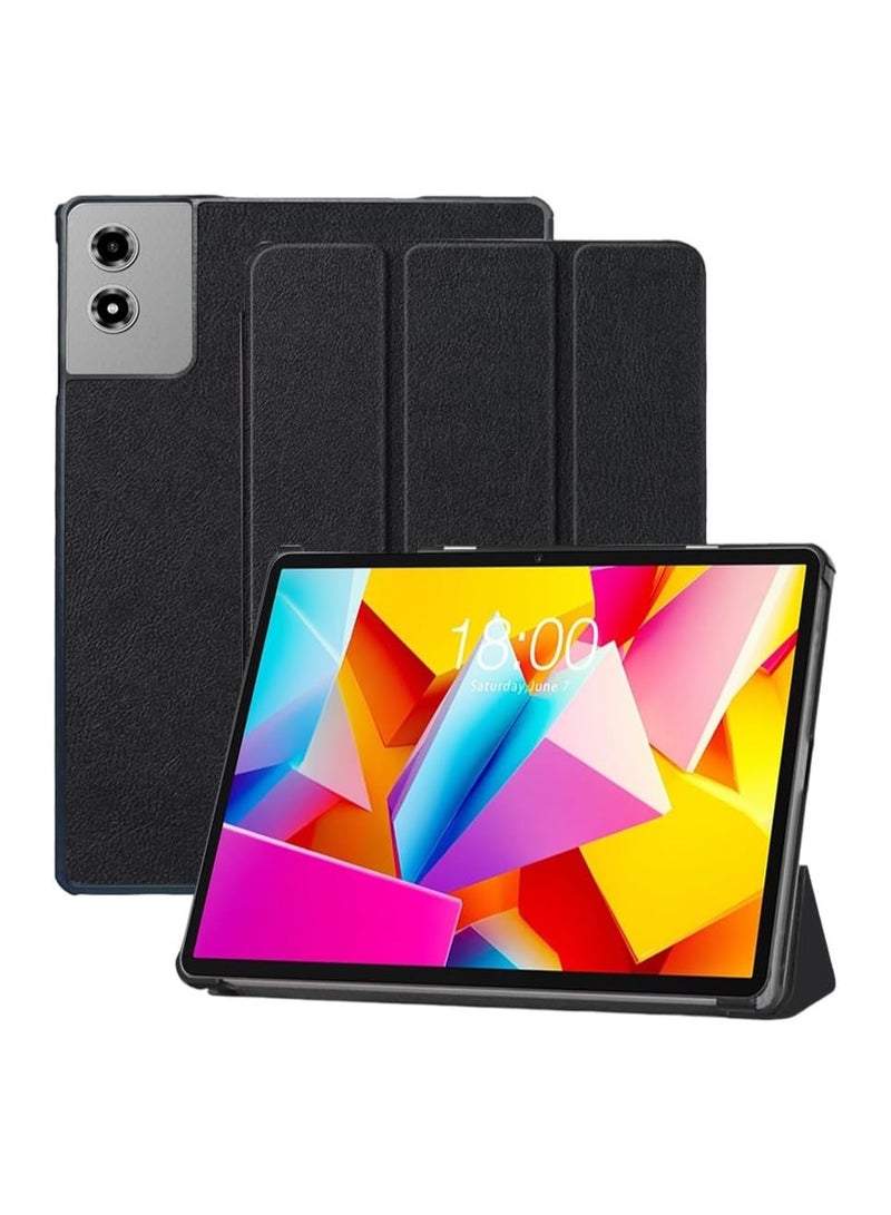 **متوافق مع غطاء جهاز Teclast T50 Plus 2025 لوحي مقاس 11 بوصة - حافظة PU جلدي خفيفة الوزن للغاية ومقاومة للصدمات، قابلة للطي ثلاثي الطيات مع حامل متعدد الزوايا وغطاء صلب.** - Image 1