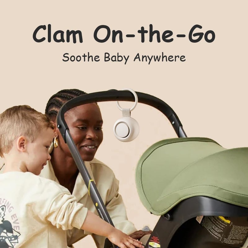 TKGOU Portable Sound Machine for Baby Kids  Sleep Soother  16 Soothing Sounds  Timer  Memory Function  30H  White Noise  Shush  Travel  Registry Gift  Newborn Essentials  Clips on Stroller - Image 3