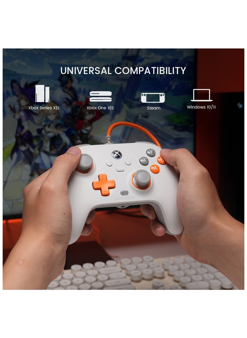 Generic Professional Gamepad GameSir T7 Wired Game Controller with Hall Effect Joysticks, Plug and Play Gaming Gamepad for Xbox Series X|S, Xbox One, Windows 10/11  Steam, 3.5mm Audio Jack Ruby Red  - Image 4
