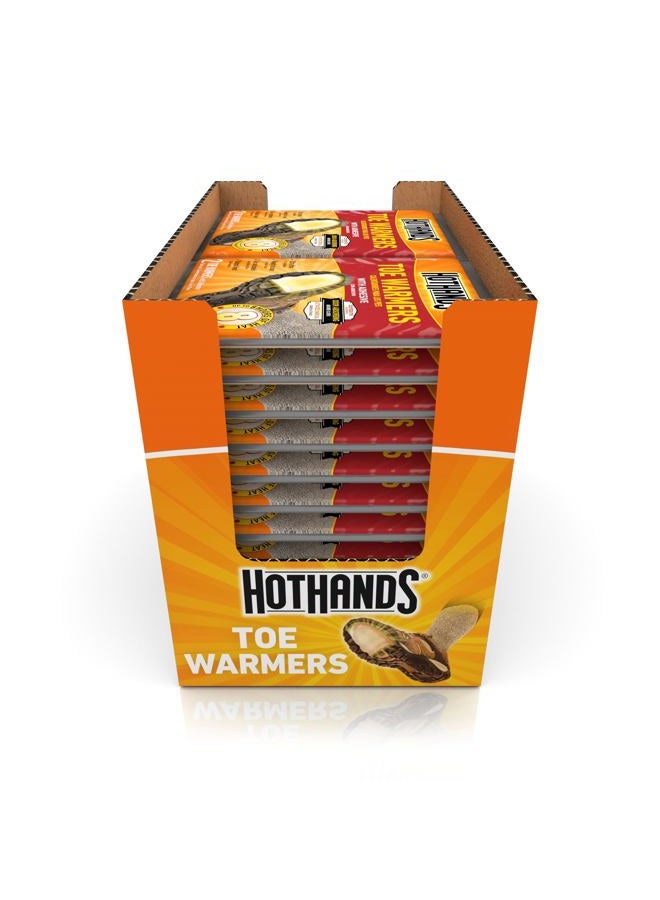 HotHands Toe Warmers - Durable, Odourless, Air Activated - Up to 8 Hours of Heat - 40 Pairs - Image 1