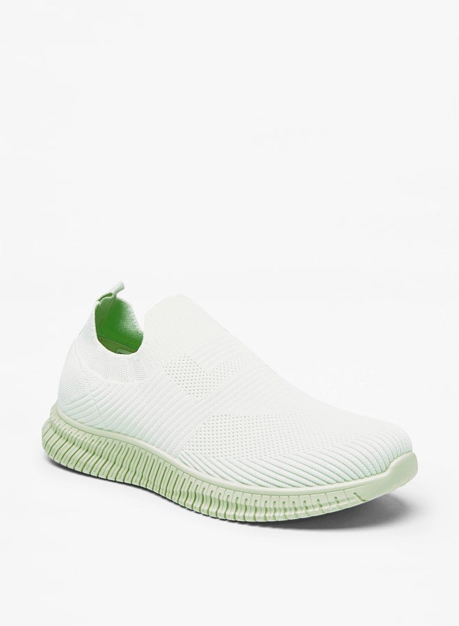 Oaklan by Shoexpress Women's Textured Slip-On Sports Shoes - Image 3