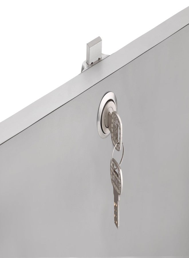 HLS Furniture Cupbord Lock for Home, Cupboard Cabinet, Child Safety, Wardrobe Lock | Suitable for Panel | SS | 25 - Image 5