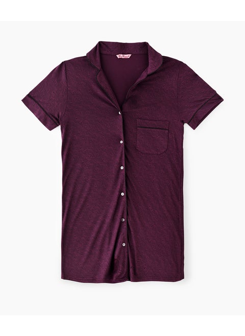 KNITTED SLEEP SHIRT