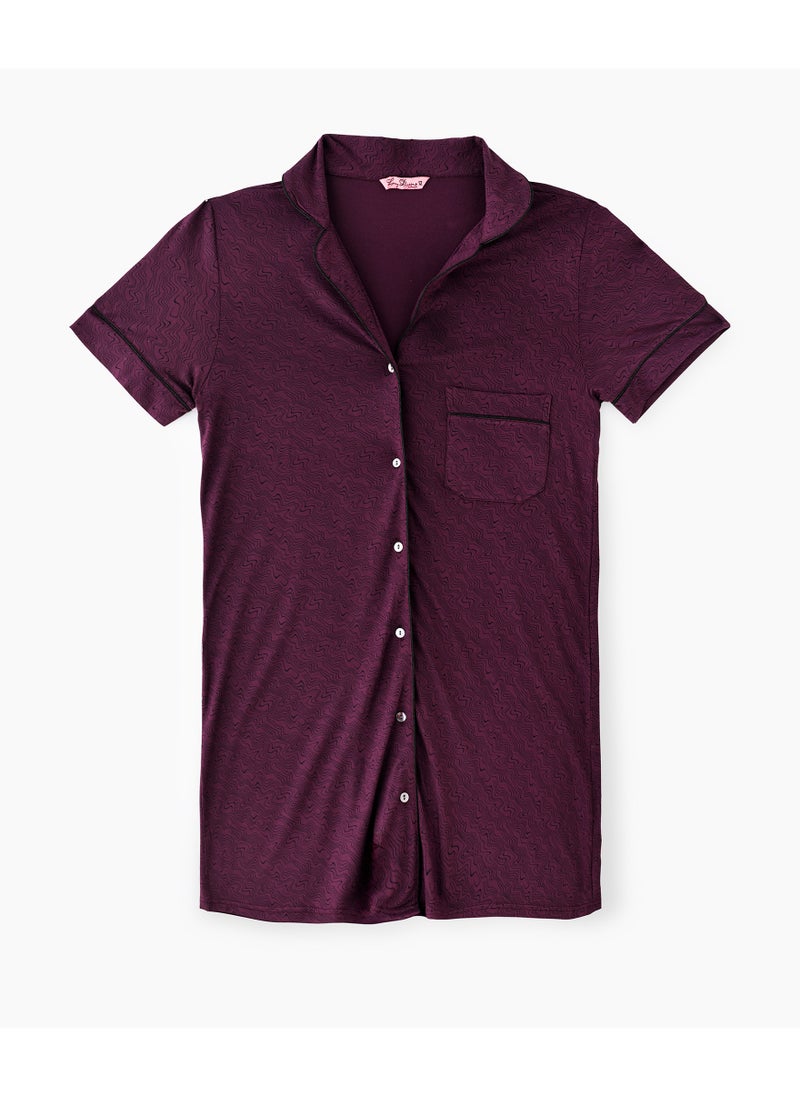 Lacy Dreams - KNITTED SLEEP SHIRT - Image 1