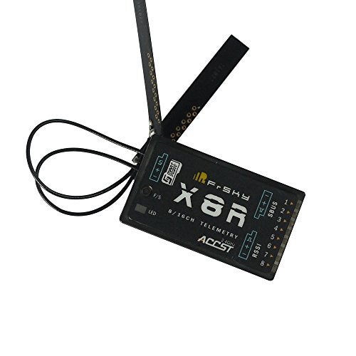 FrSky X8R 16CH 2.4GHz ACCST Receiver SmartPort Telemetry SBUS Port D8/D16 Mode Compatible Dual Antenna Full Range Firmware Upgradable Taranis X9D/DJT/DHT Support - Image 1
