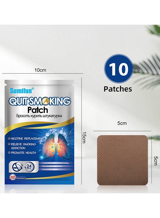 سوميفون لاصقات الإقلاع عن التدخين، لاصقات منع التدخين المرحلة 1 - 10 لاصقات، ملصقات سهلة وفعالة لمكافحة التدخين، أفضل منتج للإقلاع عن التدخين - Image 3