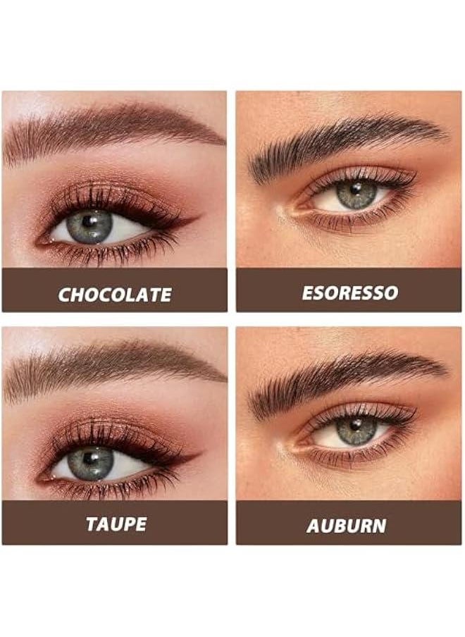 Arabest - Angled Brow Brush and Dip Eyebrow Gel Set - Long-Lasting Precision Brow Pencil for a Natural Auburn Look - Image 1