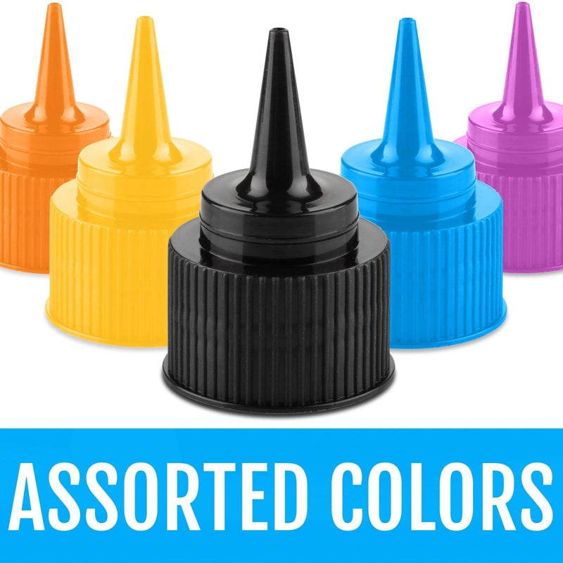 Freehand Free Hand Writer Bottles - 6 Easy Small Squeeze Bottles - 3 Each (1 and 2 Ounce) - Cookie Cutters, Cake and Baking Decoration, Food Coloring & Royal Icing Supplies for Writing (6 bottles) - Image 3