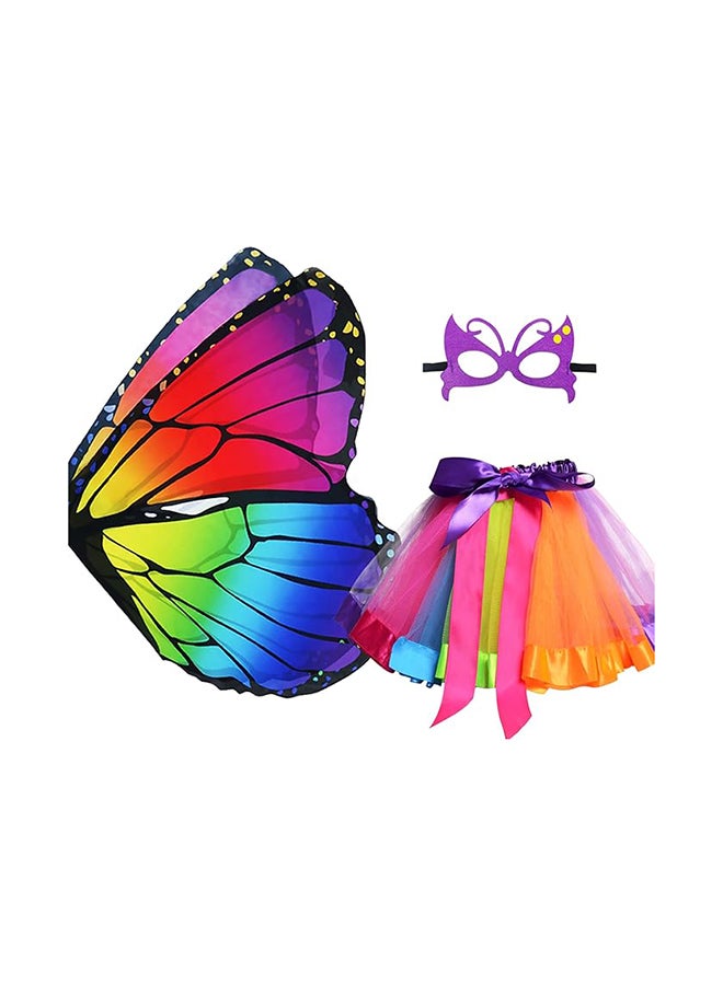 Rubies Butterfly Dress Child's Costume - Size Extra Small (5-6 Years) - Image 1
