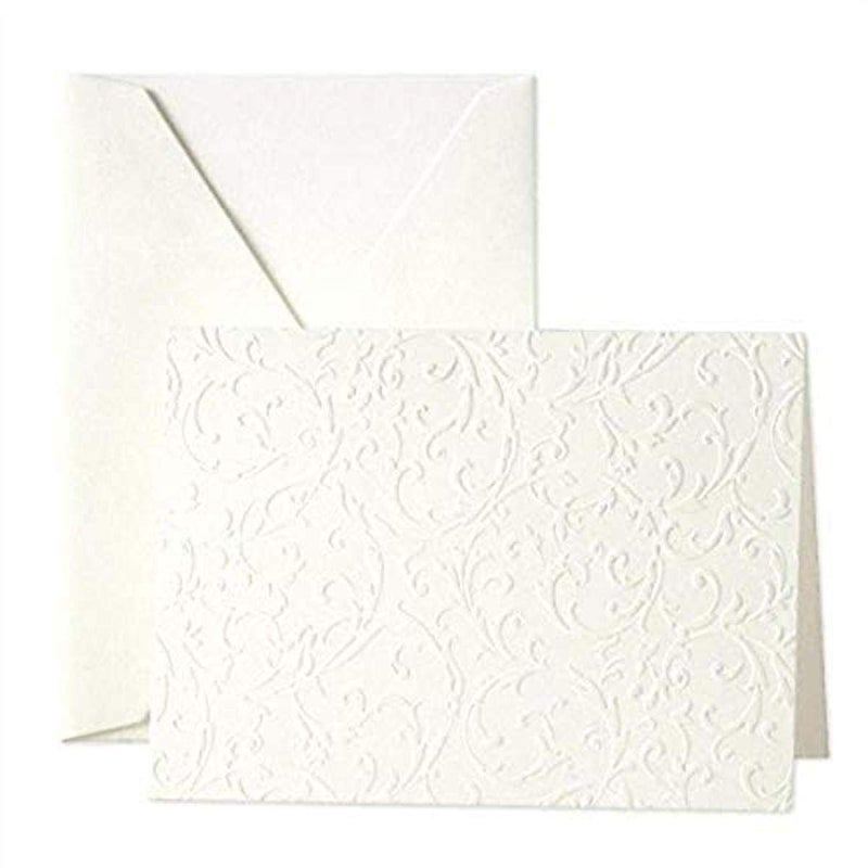Crane Co Crane & Co. Blind Embossed Pearl White Notes (CF1162) - Image 3