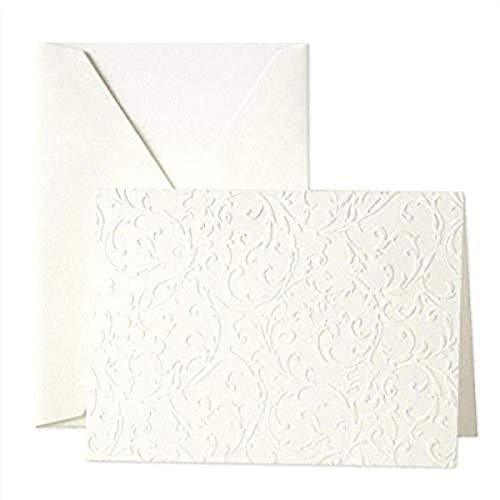 Crane Co Crane & Co. Blind Embossed Pearl White Notes (CF1162) - Image 1