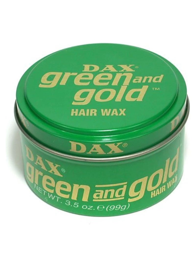 DAX Green and Gold Hair Wax 99 Gram - Image 2