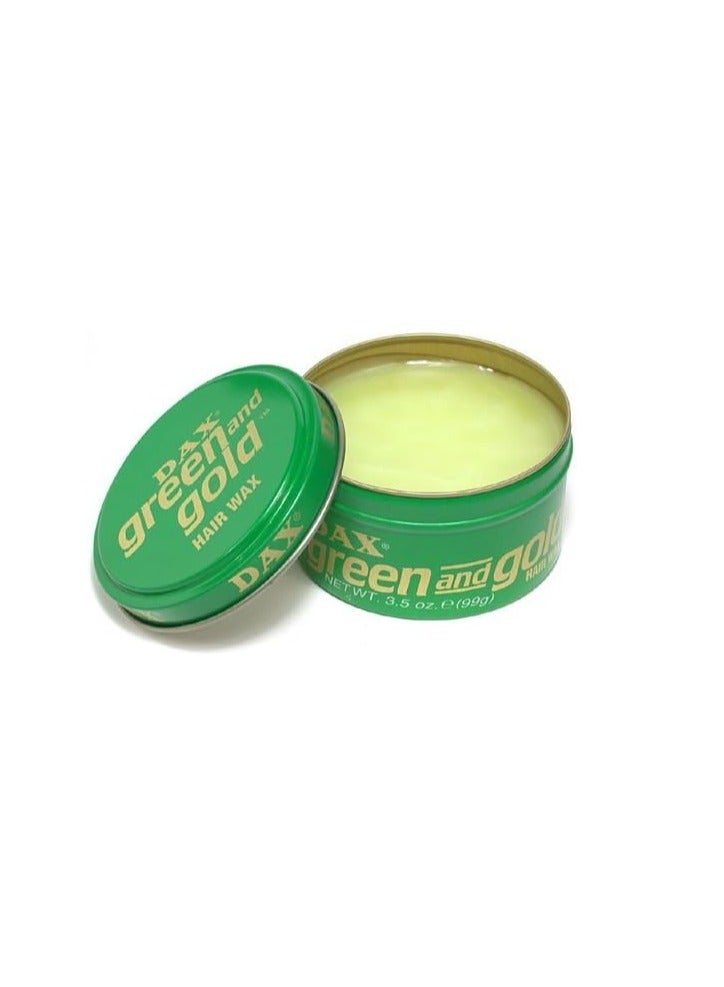 DAX Green and Gold Hair Wax 99 Gram - Image 3