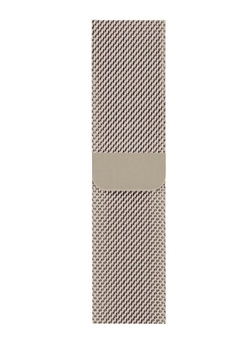 CATANES - Samsung Galaxy Watch Active / Active 2 / Galaxy Watch 4 / Watch 4 Classic Milanese Stainless Steel Band 20mm Replacement Strap Vintage Gold - Image 1