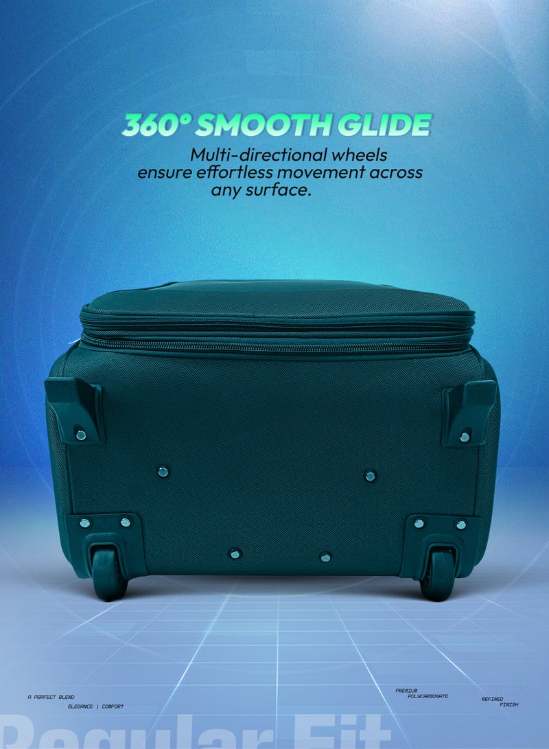 VIPTOUR 4-Piece Luggage Set, Durable Trolley Bag with 2 Wheels, Number Lock & 3-Stage Telescopic Handle - Image 5