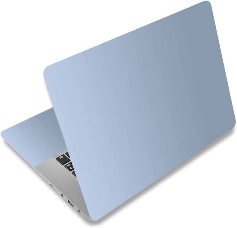 AORTDES Laptop Skin Sticker Decal 15-15.6 Inches, Universal Reusable Vinyl Sticker for 12.1 13 13.3 14 15.4 Inches Netbook/Notebook PC, Waterproof & Scratch-Resistant (Stone Blue - Gradient) - Image 1