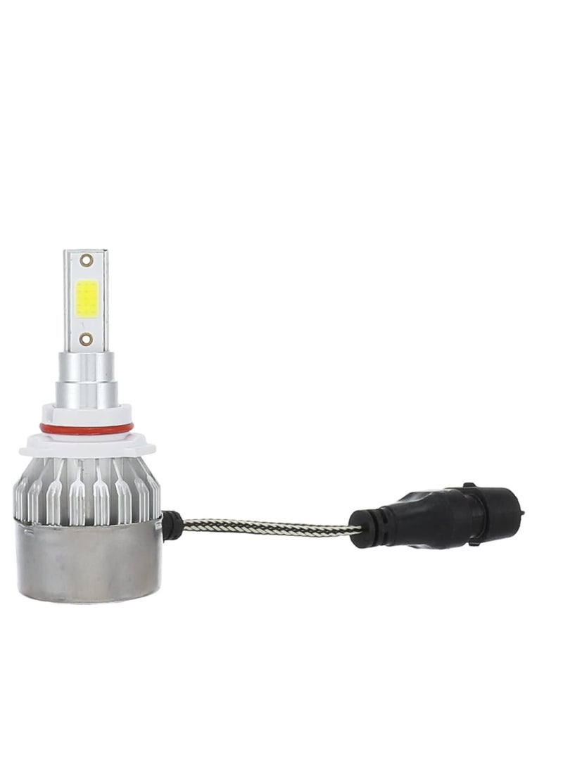 سي6 طقم لمبات زينون 9006 c6 LED – إضاءة بيضاء فائقة  - Image 3