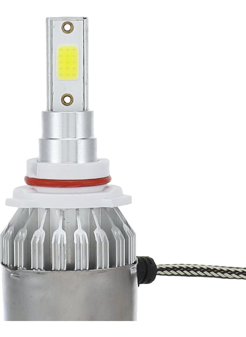 سي6 - طقم لمبات زينون 9006 c6 LED – إضاءة بيضاء فائقة - Image 1