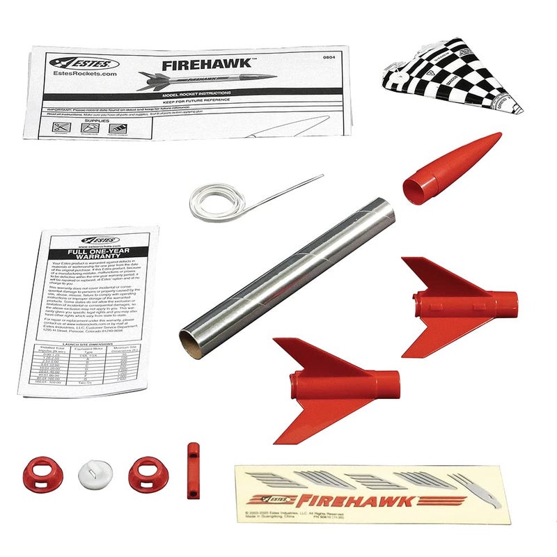 Estes 804 Firehawk Flying Model Rocket Kit - Image 5