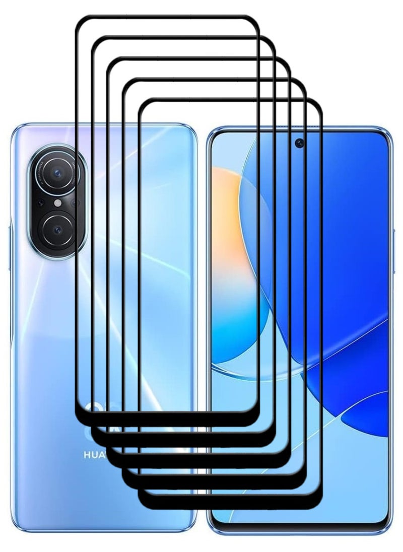 ACLIX 5 Pieces Antistatic ESD Dustproof Premium Quality High Definition Tempered Glass Screen Protector Designed For Huawei nova 9 SE - Image 1
