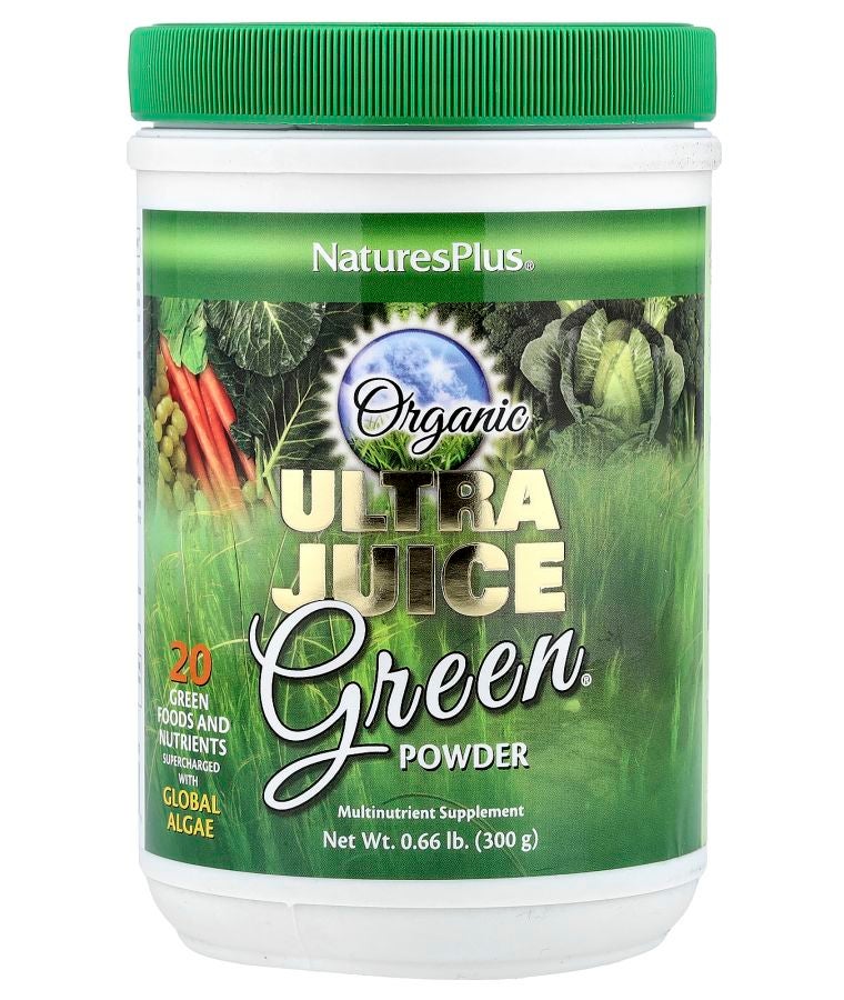 NaturesPlus Organic Ultra Juice Green® Powder 0.66 lb (300 g)