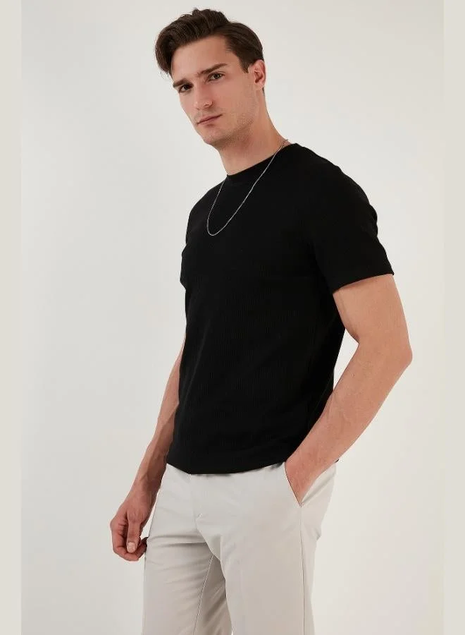 Buratti  Buratti 100% Cotton Regular Fit Crew Neck T Shirt Men's T SHIRT 5902407 for Men | Best Price UAE