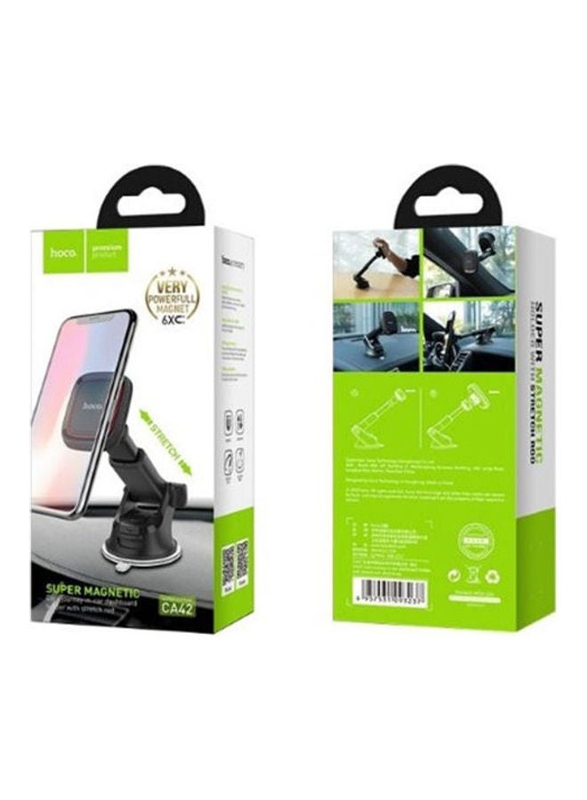 NIBEMINENT Cool Journey In-Car Dashboard Holder With Stretch Rod 170*65*95millimeter Black＆Red  - Image 2
